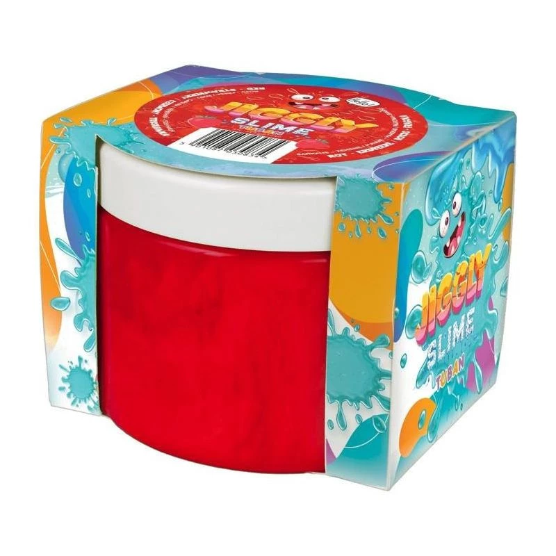 TUBAN Slime Tuban Jiggly Slime rot Erdbeere 500g – rote Erdbeere, 500 g