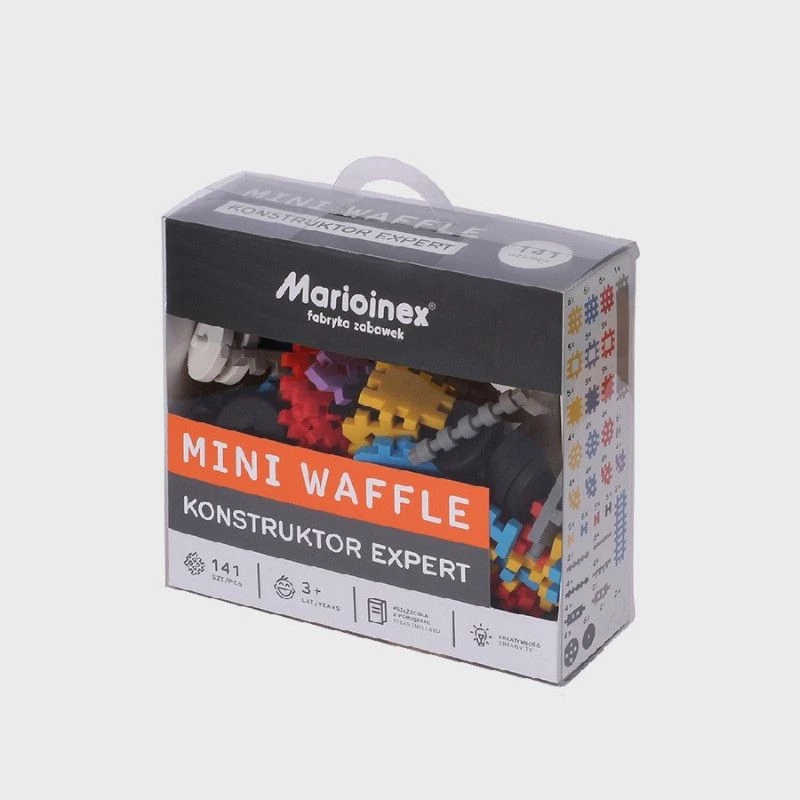 Baukasten-Set Marioinex Mini Waffle Constructor – 141 Teile, mehrfarbig, für Kinder ab 5 Jahren