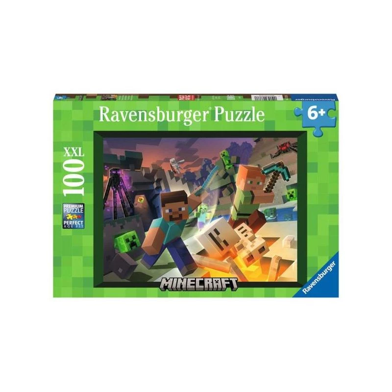 Ravensburger Minecraft 100 Teile Puzzle Videospiel