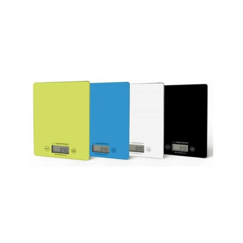 Esperanza EKS002G kitchen scale Elektronische Küchenwaage Grün,Gelb Arbeitsplatte Rechteck