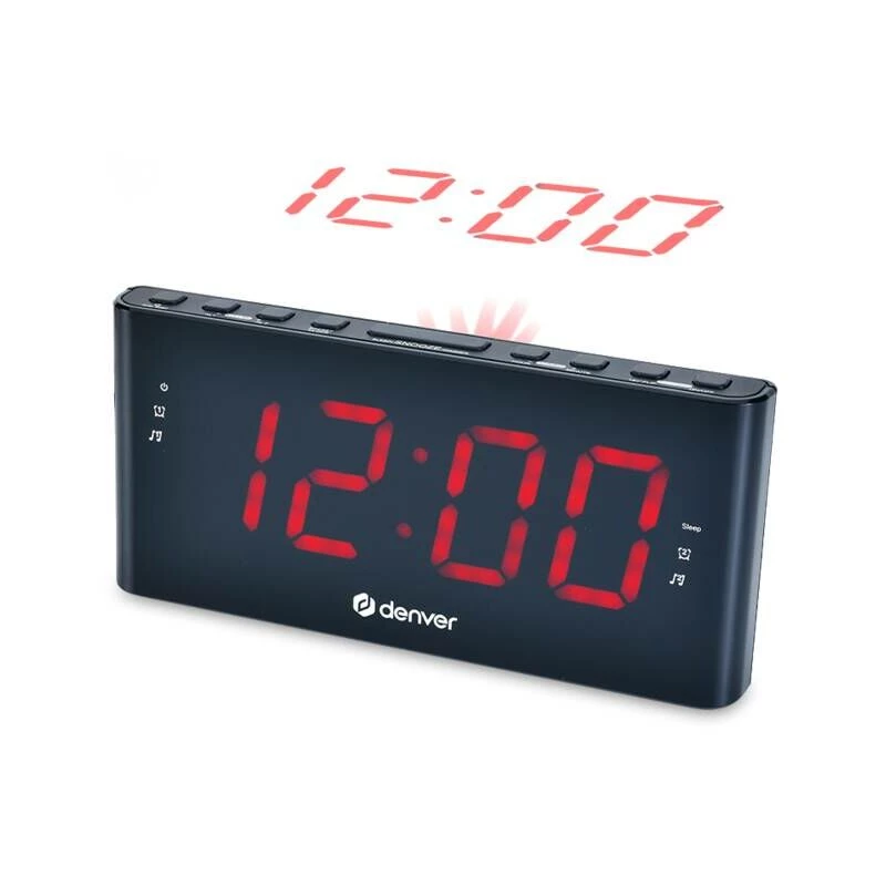 Denver CPR-710 Wecker Digitaler Wecker Schwarz