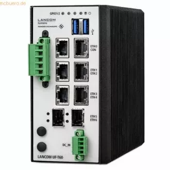 LANCOM R&S Unified Firewall UF-T60 - Firewall - 7 Ports - GigE - DC-Stromversorgung
