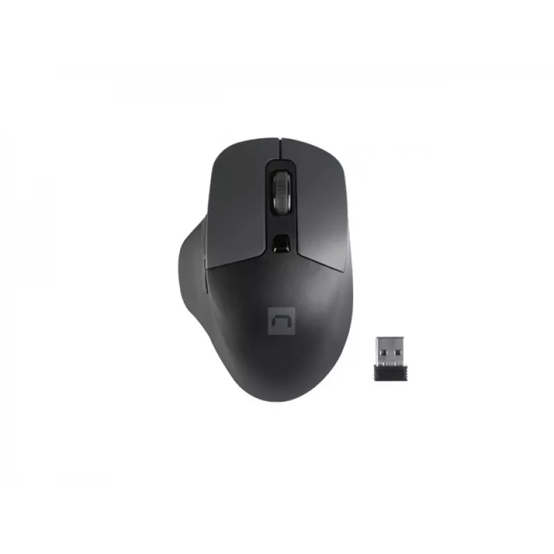 Natec Genesis Schwarzbird 2 Maus RF Wireless Optisch 1600 DPI