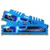 G.Skill 16GB Ripjaws X Dual Channel Memory Kit - Blau (2x 8GB, DDR3 1600MHz, 1,5V, F3-1600C9D-16GXM, XMP Ready)
