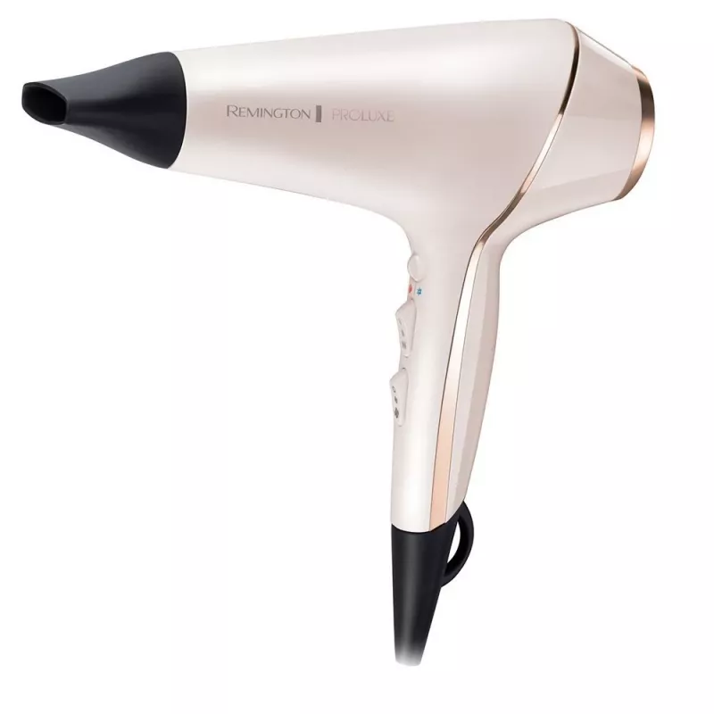Remington Proluxe Ionic Haartrockner mit Diffusor und Konzentrator Gold