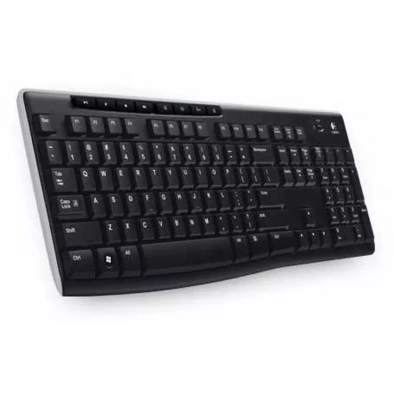 Logitech K270 Wireless Keyboard mit Unifying Receiver in Schwarz