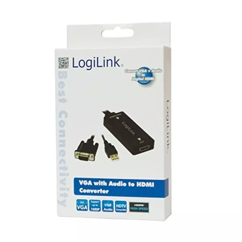 Videokabel-Adapter LogiLink CV0060 Schwarz