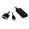 Videokabel-Adapter LogiLink CV0060 Schwarz