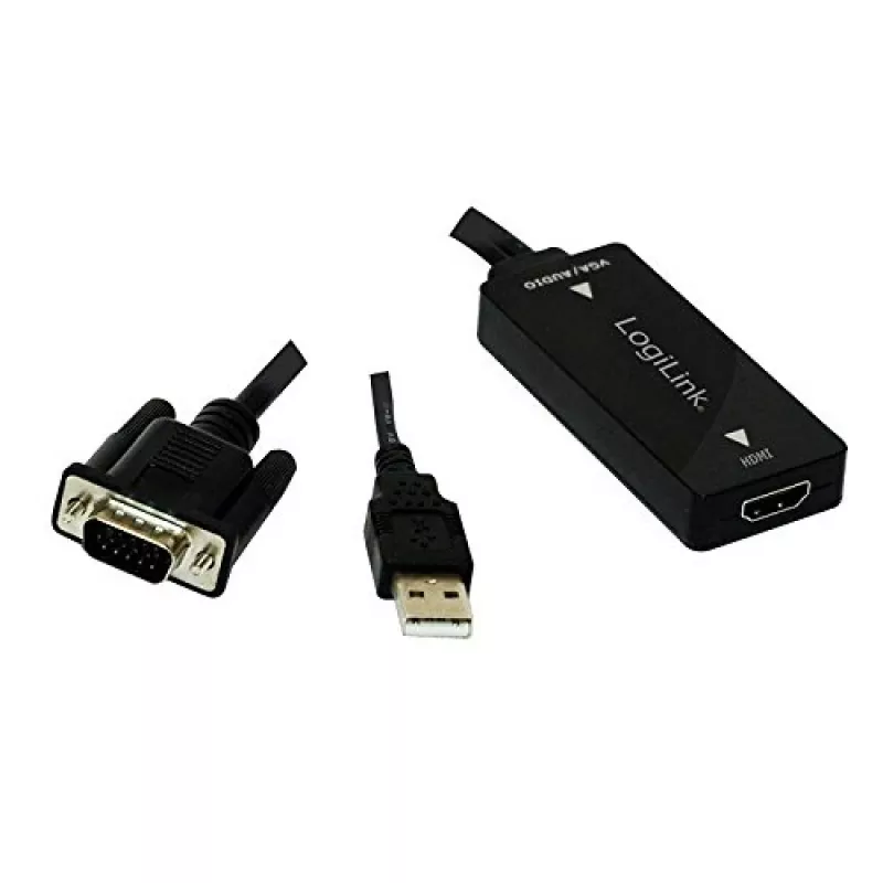 Videokabel-Adapter LogiLink CV0060 Schwarz