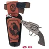 Spielzeug-Metall-Cowboy-Revolver Pulio 155150/0 mit abnehmbarem Holster, Single-Action-Replikat