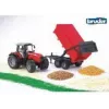 Traktormodell BRUDER Massey Ferguson 7480 mit Kippanhänger