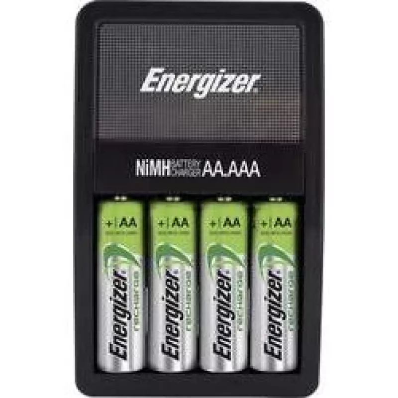 ENERGIZER Maxi ACCU HR6 POW Akku-Ladegerät + 2 AA 2000 mAh Akkus