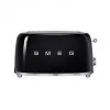 Smeg - TSF02 Toaster 4 Scheiben - Schwarz/lackiert/BxHxT 41x20,8x21,5 cm/6 Röststufen/1500W