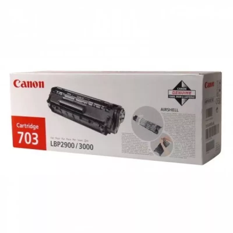 Canon Toner CRG703 Schwarz Tonerkartusche 3 Stk. Original