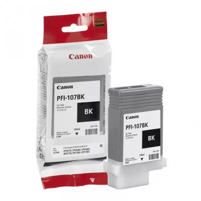 Canon PFI-107BK Tintenpatrone 1 Stück Original Schwarz