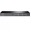 TP-Link 24-Port Gigabit Rackmount Netzwerk-Switch, Unmanaged, Gigabit Ethernet (10/100/1000), Vollduplex, Rackmontage, 1U