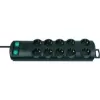 Brennenstuhl Primera-Line 10-fach schwarz 2m Steckdosenleiste 1153300120, schwarz, H05VV-F 3G1,5 Zuleitung 2,0 m