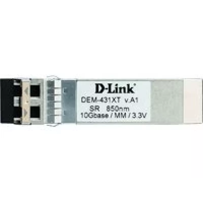 D-Link 10GBase-SR SFP+ Transceiver, 80/300m, Glasfaser, 10000 Mbit/s, SFP+, LC, 50/125, 62,5/125 µm, SR