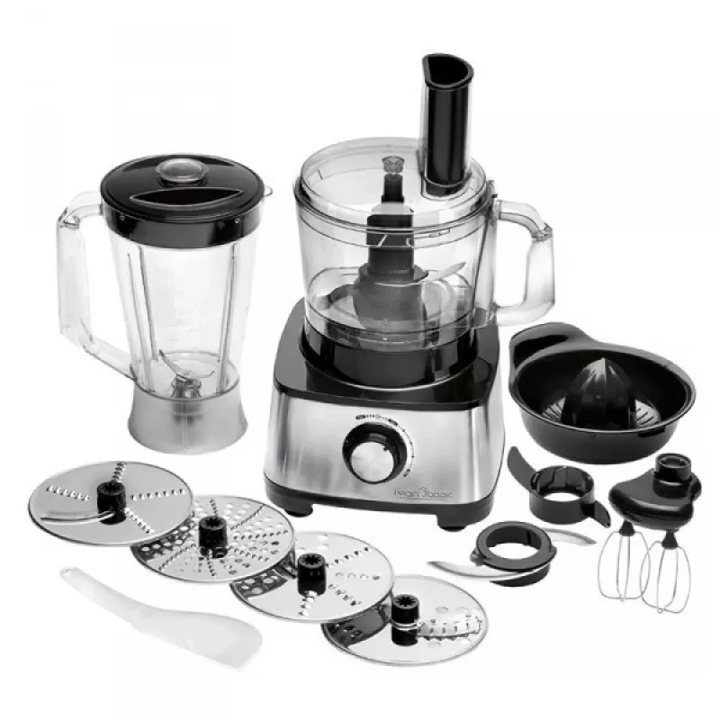 ProfiCook PC-KM 1063 Küchenmaschine 1200 W 1,75 L Schwarz, Edelstahl