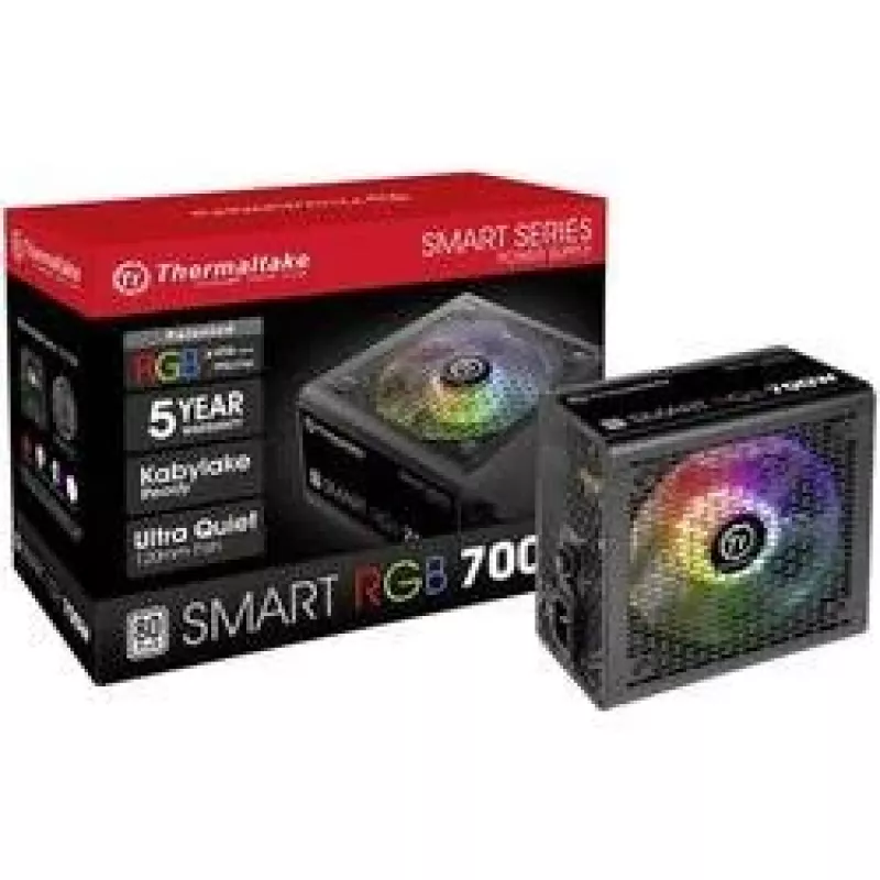 Netzteil Smart 700W RGB, 80PLUS, 230V EU, 2xPEG, 120mm, Single Rail