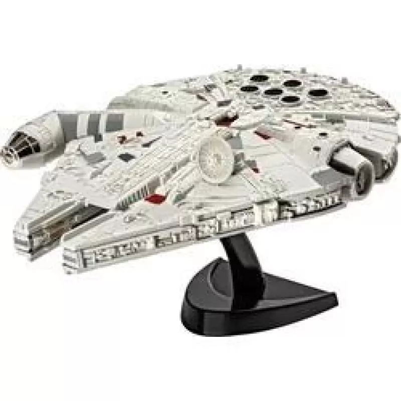 Revell 03600 Star Wars Millennium Falcon (Han Solo) Maßstab 1:241 Ungebauter/Unbemalter Plastikmodellbausatz Ohne Klebstoff, Farbe & Pinsel