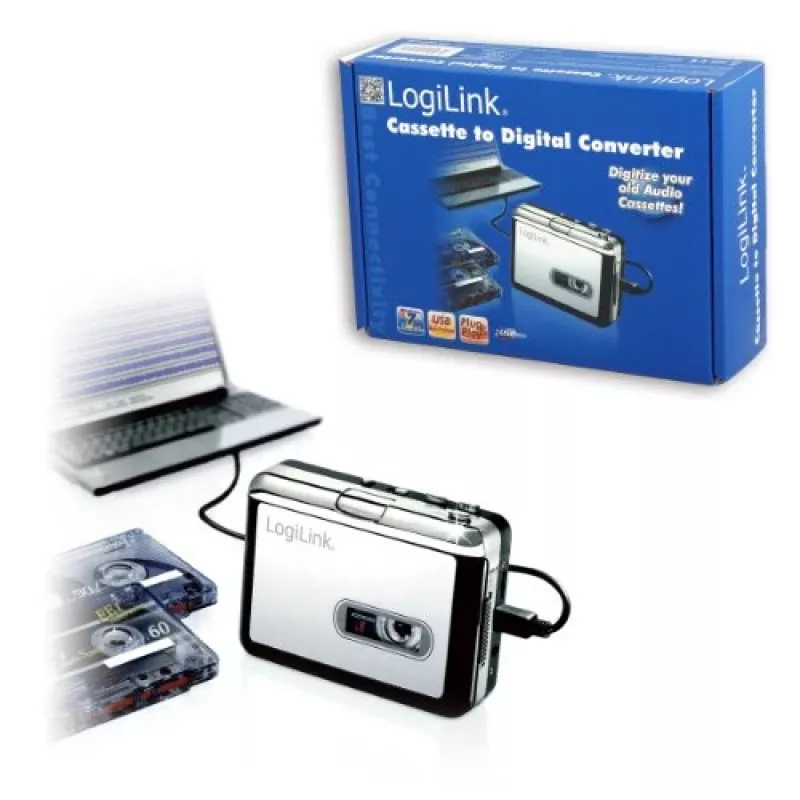 LogiLink® UA0156 Kassetten-Digitalisierer mit USB-Anschluss