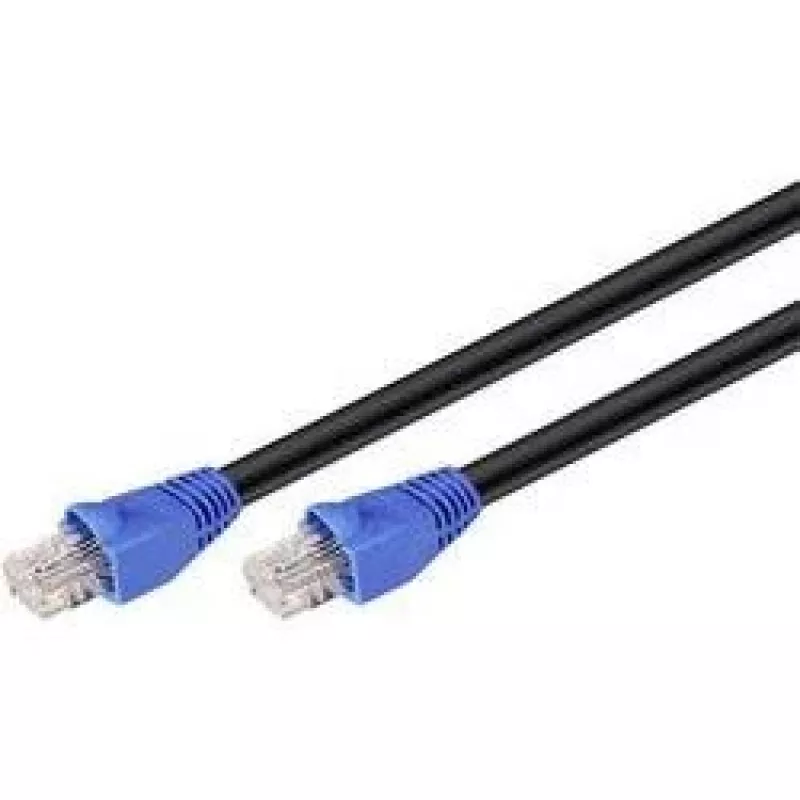 Goobay Cat 6 U/UTP 40m Netzwerkkabel (UTP) - Schwarz (40m, RJ-45, RJ45, CAT6 U/UTP Patchkabel (UTP), Schwarz)