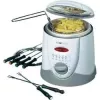 Clatronic FFR 2916 Single 1 L Standgerät 900 W Fritteuse Grau, Weiß