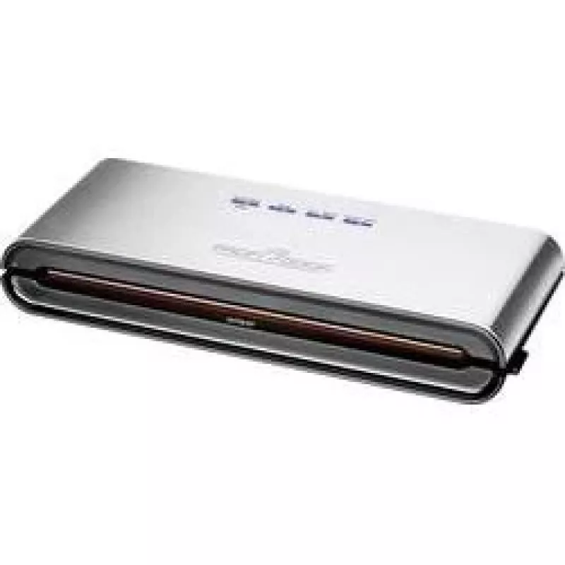 ProfiCook PC-VK 1080 - Vakuumiergerät (für Kunststoffbeutel) - 120 W - Edelstahl/Schwarz (501080)