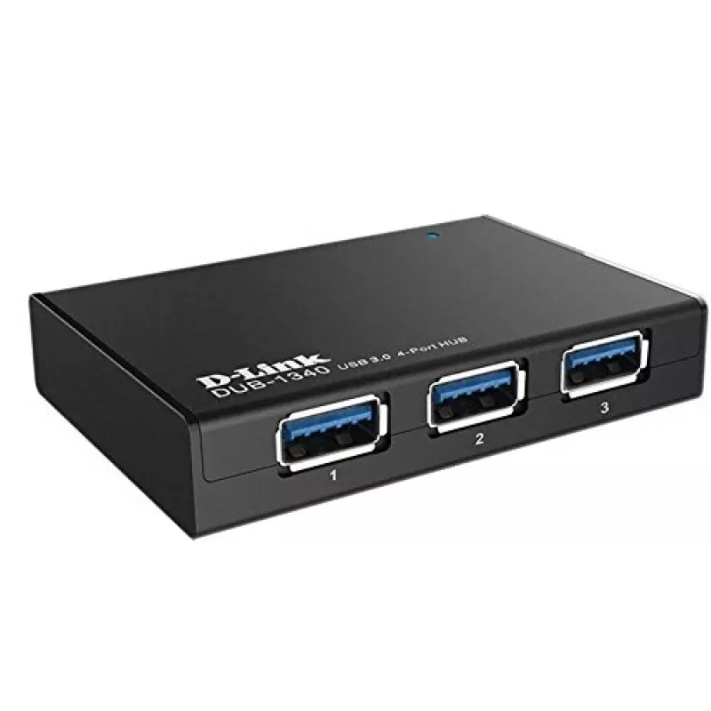 USB-Hub D-Link DUB-1340 Schwarz
