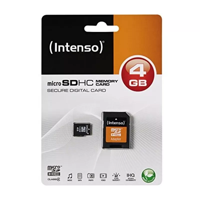 Speicherkarte Intenso 4 GB MicroSDHC Class 4 3403450