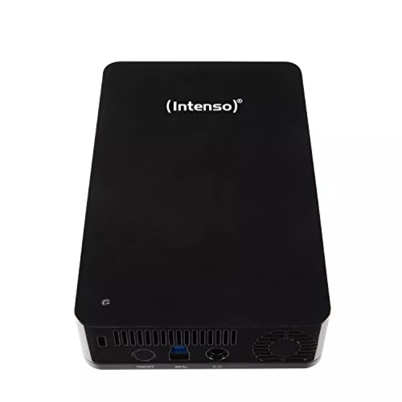 Intenso Memory Center 4TB USB 3.0 3,5 Zoll externe Festplatte, Schwarz (6031512)