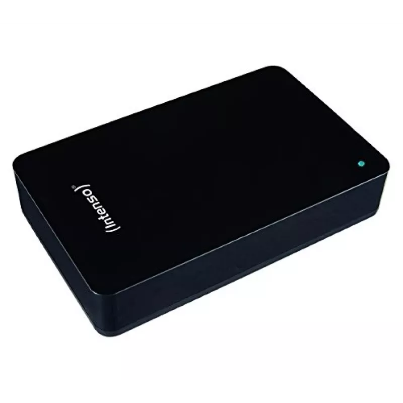 Intenso Memory Center 4TB USB 3.0 3,5 Zoll externe Festplatte, Schwarz (6031512)