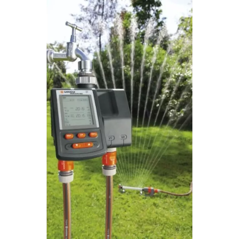 GARDENA 01874-20 Multi Control Duo Bewässerungsprogrammierbarer Sensor-