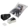 Drahtverbinder RJ45 LogiLink MP0022 Schwarz Transparent