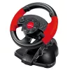 Lenkrad ESPERANZA EG103 Gaming-Controller — PC/PS2/PS3, 13 Tasten, Vibration, Beschleunigungssensor, schwarz/rot