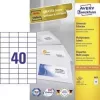 Avery Zweckform 3651 Universaletiketten 52,5 x 29,7 mm 100 Blatt Weiß