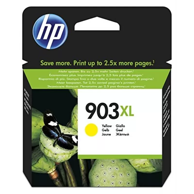 HP 903XL Original-Tintenpatrone, Gelb, Hohe Ergiebigkeit, 1 Stück, 750 Seiten