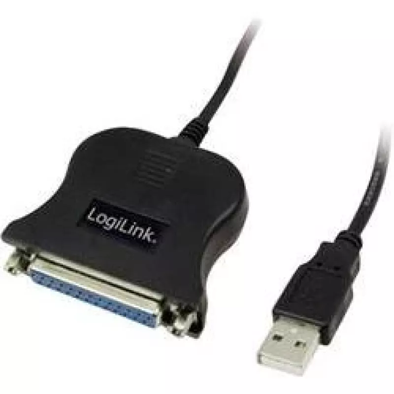 LogiLink UA0054A Parallelkabel Schwarz 1,8 m