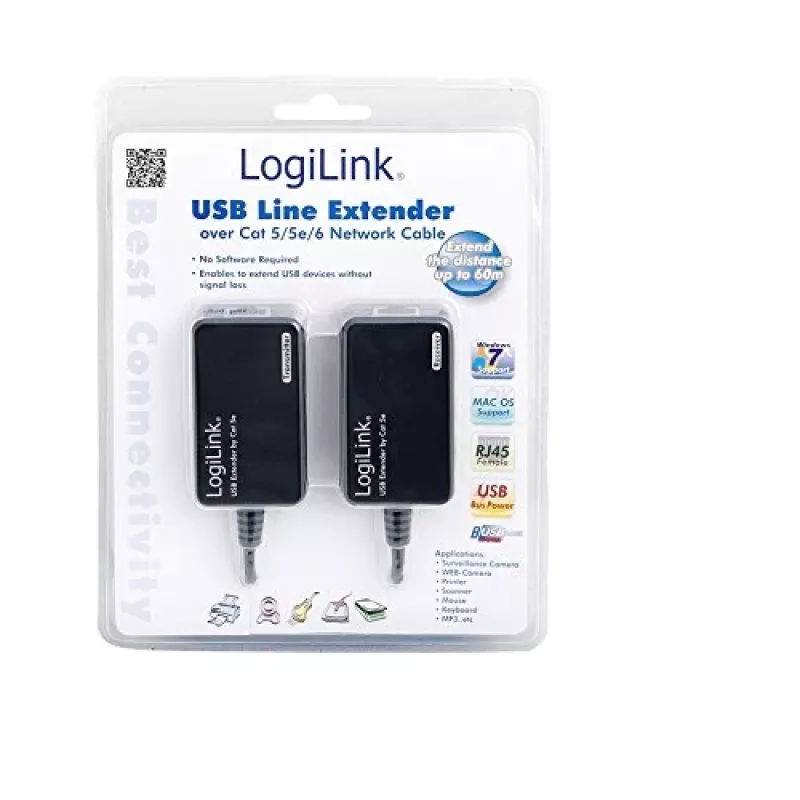 LogiLink® UA0021D Line Extender USB Via CAT5/6 bis zu 60 m