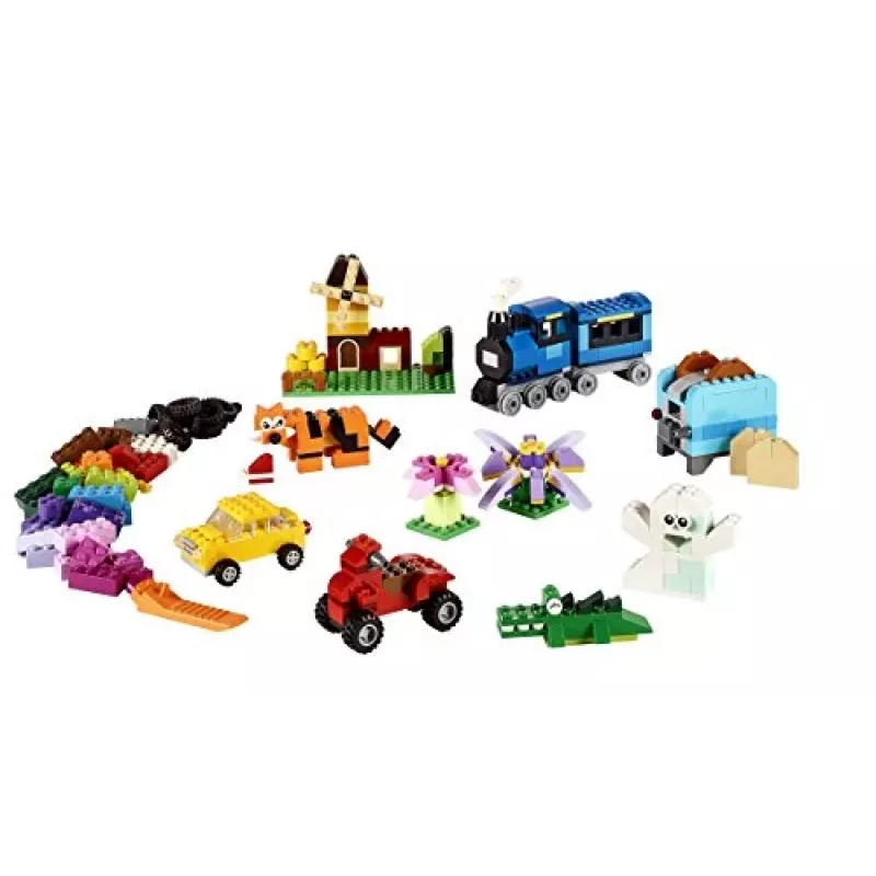 LEGO 10696 Classic Medium Creative Brick Box – Einfache Aufbewahrung, bunte Bausteine, Bauset für Kinder, Jungen und Mädchen ab 4 Jahren