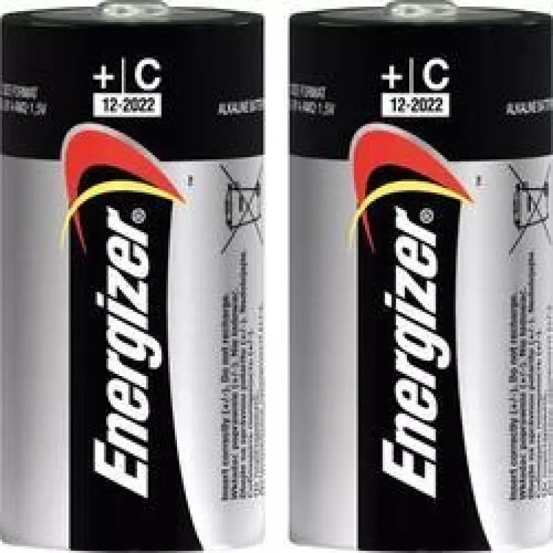Energizer C Alkaline Power Batterien, 2er-Pack