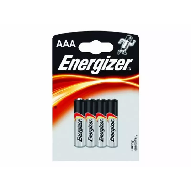 ENERGIZER BATTERY ALKALINE POWER AAA LR03 4 STÜCK