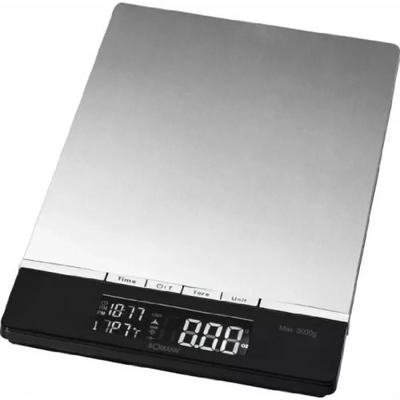 Bomann KW 1421 CB – LCD – Schwarz – Edelstahl – 160 x 230 x 18 mm – 18 mm – AAA – Edelstahl (614211)