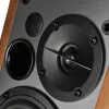 Edifier R1280T Active Bookshelf Speaker System with Remote Control and Dual RCA Inputs - Brown Wood