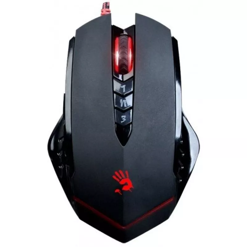 Gaming-Maus A4Tech Bloody V8m — 3200 DPI, 8 Tasten, V-Track optisch, USB Typ-A, schwarz
