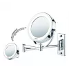 Beleuchteter Kosmetikspiegel Beurer BS59 Durchmesser 11 cm silber