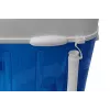 Adler | AD 8051 | Waschmaschine | Energieeffizienzklasse | Toplader | Waschkapazität 3 kg | Unbestimmte U/min | Tiefe 37 cm | Breite 38 cm | Weiß/Blau