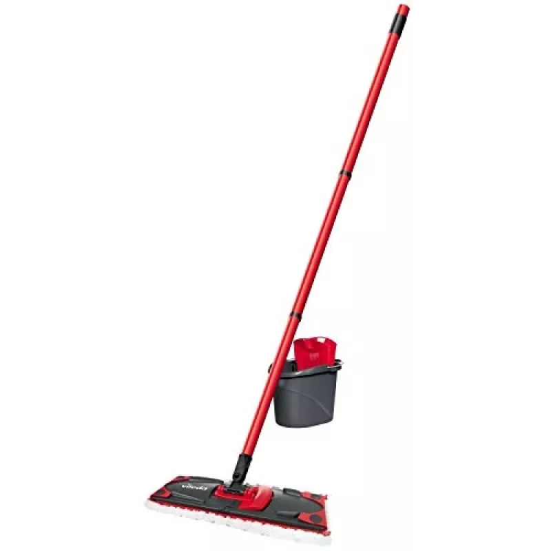 Vileda Ultramax Komplett-Set Wischmopp & Eimer, Grau