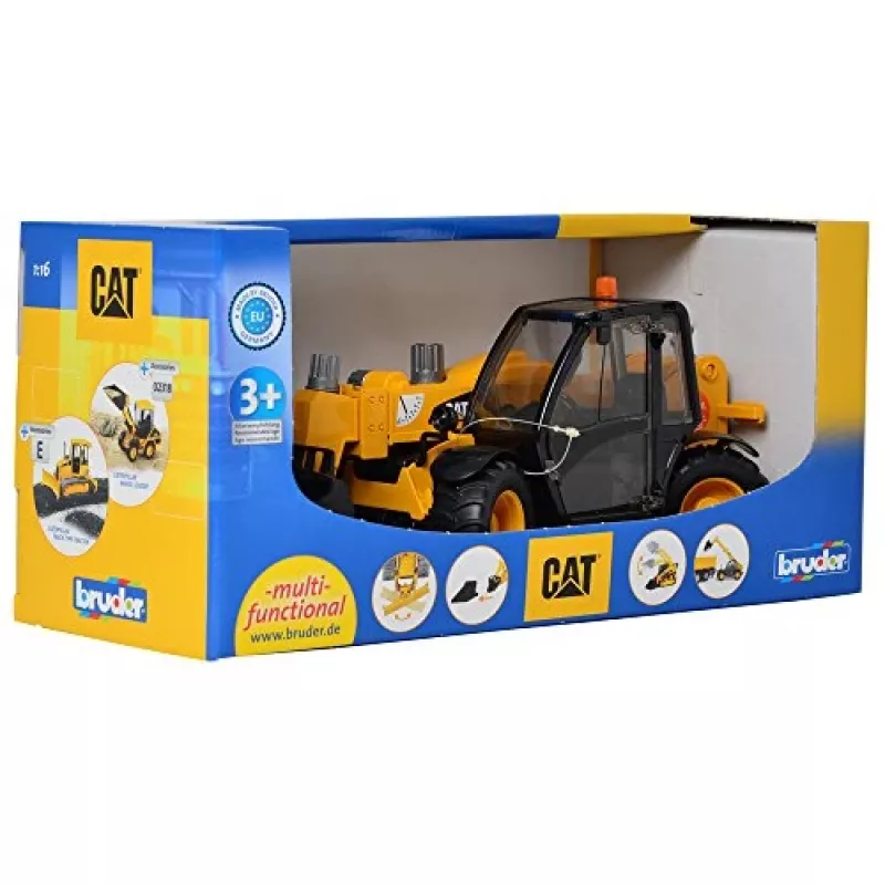 Bruder 02141 Caterpillar Teleskoplader Kunststoff Bauernhof Baufahrzeug Spielzeug